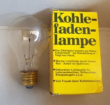 Kohlefadenlampe Glühbirne
