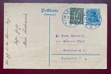 Ganzsache Dohna 21.7.1921 nach