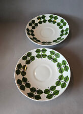 2 große Untertassen BERSA Stig Lindberg Gustavsberg Sweden saucer plate