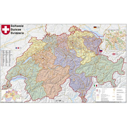 Stiefel landkarte schweiz - landkarte,