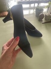 PETER KAISER UK 5 EU 37,5 US7 Pumps blau gold ROYAL Lady Di VINTAGE so Schön 