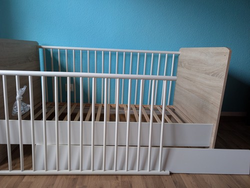 Babybett kinderbett komplett - babybett,