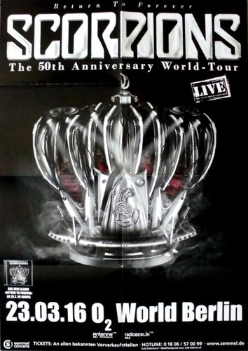 Scorpions 2016 live in - scorpions,