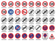 Verkehrszeichen rund 5 - 20 cm