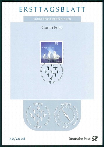 Brd etb ersttagsblatt 2008 - brd,