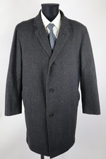 Strellson grauer Mantel Herbst/Winter Gr.52/L Wolle Polyester/-amid/-acryl