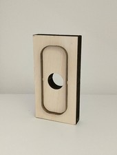 ● Lederstanze Stanzform Rechteck ● Stanze Leder Werkzeug 10,5x4 cm Stanzer ●