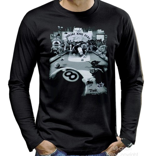 Billard shirt longsleeve - t-shirt,