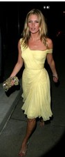 Gelbe kleid kate moss - gelbe,
