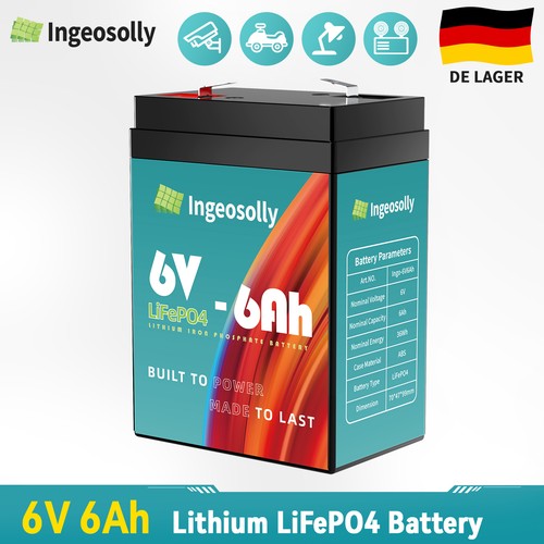 6ah lifepo4 akku lithium - akku,