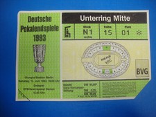 1993 Ticket DFB Pokalfinal Hertha BSC Berlin (A) Bayer Leverkusen Eintrittskarte