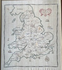 VINTAGE ANTIK BILD ALTE KARTE