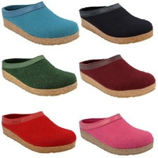 Haflinger Unisex Hausschuh Grizzly Torben 713001 Filz Kork Fussbett Gr.37-50