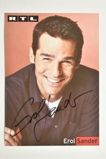 Erol Sander - RTL - original Autogramm -  - ca. 15x10cm - Autogrammkarte