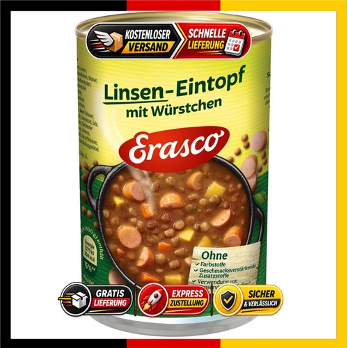 Erasco linsen eintopf - erasco, mit