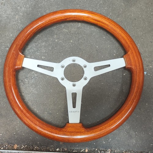 Abarth holzlenkrad - abarth,