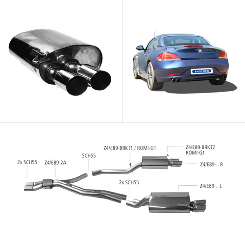 Bastuck sportauspuff bmw z4 - sportauspuff,