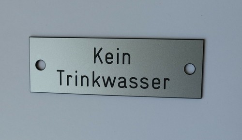 Kunststoff schild kein - schild, "kein