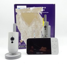 Philips Avent SCD923/26 Babyphone mit Kamera, Infrarot-Nachtsicht, Weiß