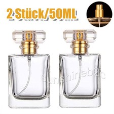 2 Stück Reise Zerstäuber Sprühflasche Nachfüllbare Flasche Parfümflasche 50ML