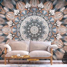 Mandala Orient Indische Braun