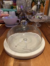 Glaskuppel Echt Marmor Servier