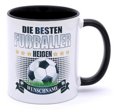 Fußball Tasse mit Namen
