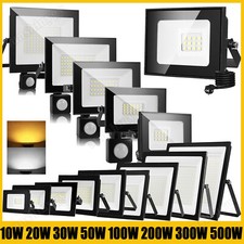 LED Fluter Außen Strahler Scheinwerfer 10W 20W 30W 50W 100W 200W 300W 500W Lampe