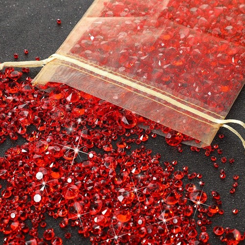 Diamanten deko rot 4000 - deko,