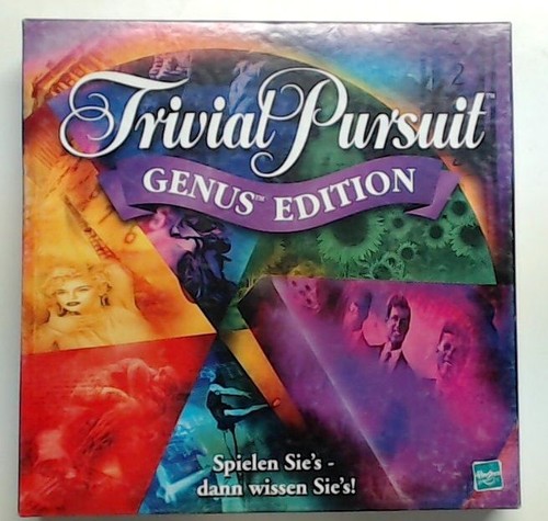 Trivial pursuit genus edition - pursuit,