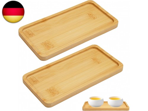 Stück bambus tablett - bambus,