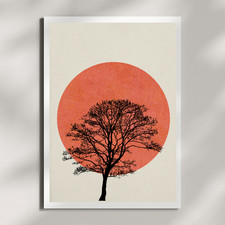 Kunstdruck Poster Baum