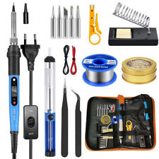 Lötkolben Set Lötset 60W 80W Lötstation Temp. Einstellbar Soldering Iron Wire