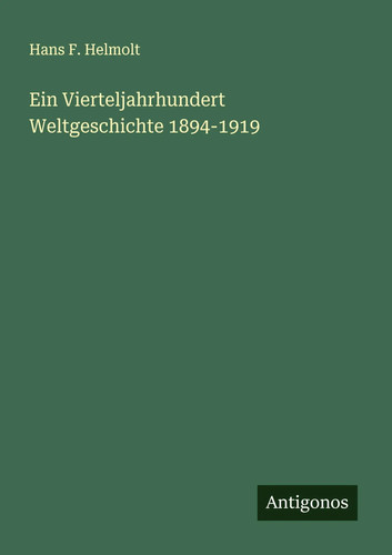 Hans helmolt ein - f.,