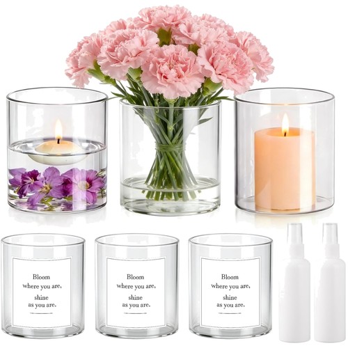 Glasvasen 6er set - glasvasen,,