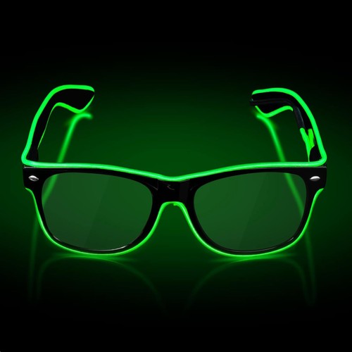 Led leuchtende brille - led,