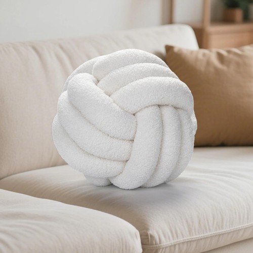 Knotenkissen 28cm beige - knotenkissen,