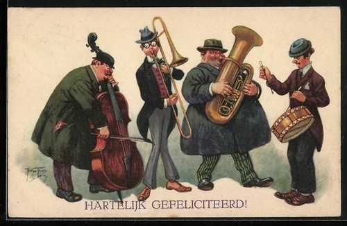 Künstler arthur thiele - künstler-ak,