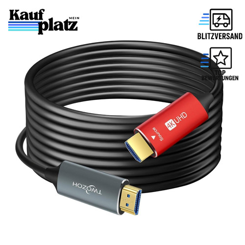 Hdmi kabel glasfaser - 5m, 2.0