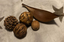 #160# Deko Dekoration  Holz Kugel