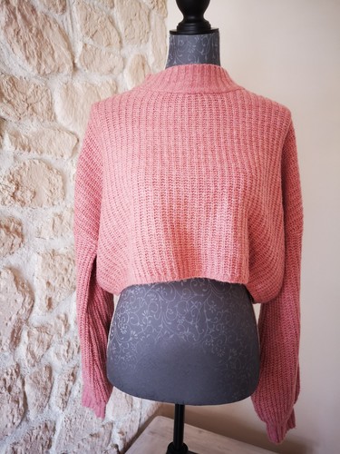 Pullover bauchfrei kurz crop - kurz,,