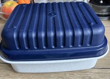 Tupperware Kleiner Bäckermeister Brotdose Tupperdose Laibwächter Blau