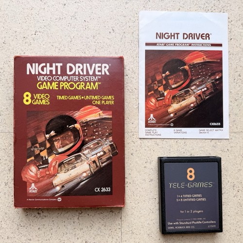 Atari 2600 spiel night - atari,