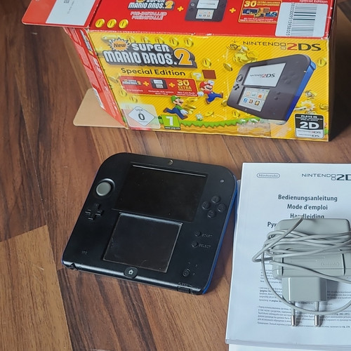 Nintendo 2ds schwarz blau - 2ds, new