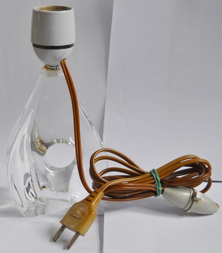 Daum france glas tischleuchte - glas,