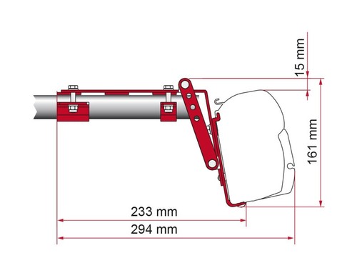Fiamma f45 compass - fiamma, adapter