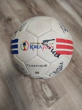 Fußball WM 2002 Ball alle Unterschriften Original 