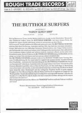 Butthole surfers hurdy gurdy - -,