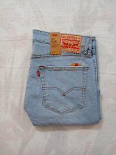 Levi's 511 Herren Slim Fit Hellblau Stretch Jeans Denim Neu Mit Etikett Alle Größen