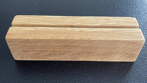 10x eiche tischkartenhalter - 10x,
